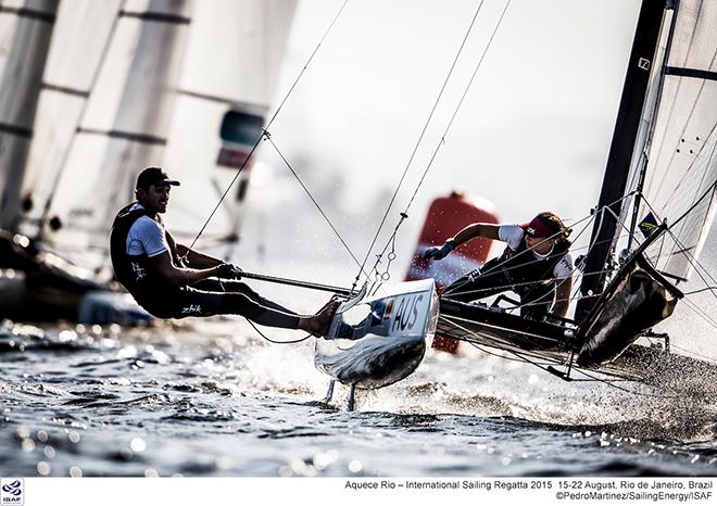 Waterhouse and Darmanin of Australia - Aquece Rio - International Sailling Regatta 2015 © Pedro Martinez / Sailing Energy http://www.sailingenergy.com/